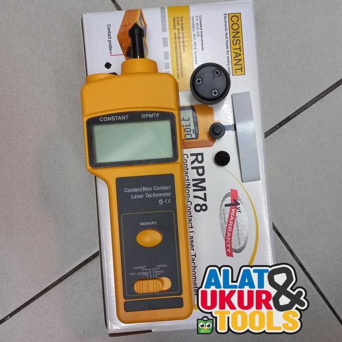 Constant Rpm78 Tachometer - Alat Ukur Kecepatan Rotasi Rpm 78