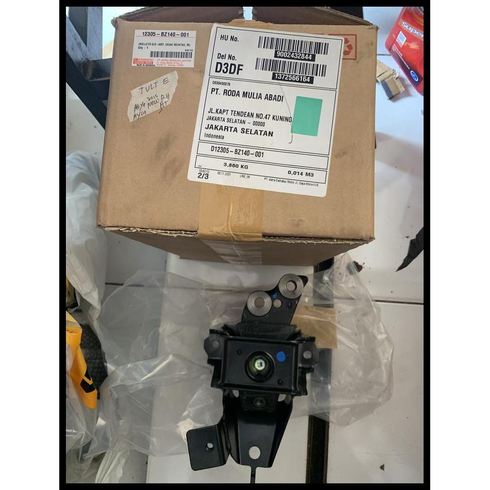 GRATIS ONGKIR ENGINE MOUNTING KANAN, AGYA, AYLA, 1,0/1,2 2015 UP ASLI