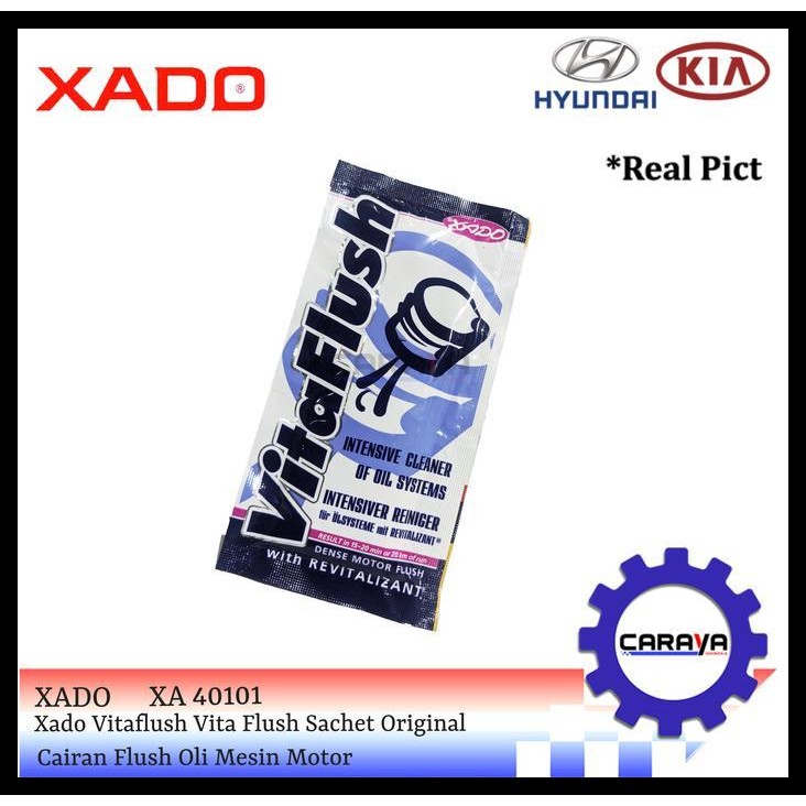 TERBARU XADO VITAFLUSH VITA FLUSH SACHET ORIGINAL CAIRAN FLUSH OLI MESIN MOTOR 