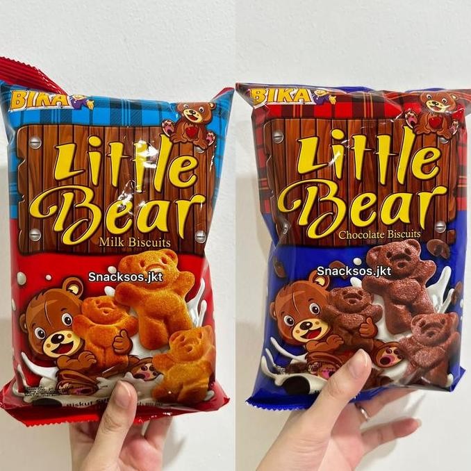 

BIKA LITTLE BEAR BISKUIT MILK CHOCOLATE / CHOCOLATE BISCUIT