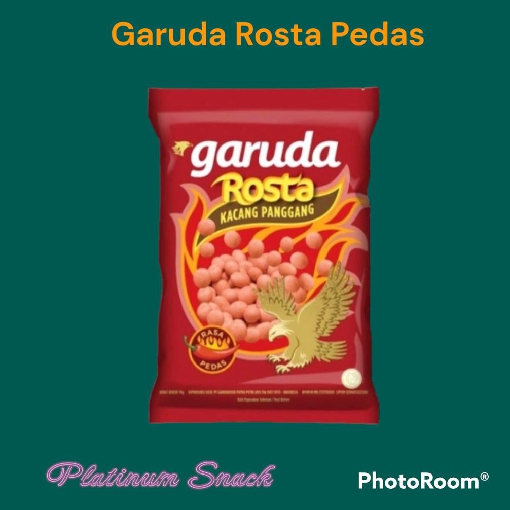 

Garuda Rosta Kacang Oven Rasa Bawang | Rasa Pedas | 11Gr X 20 Bks