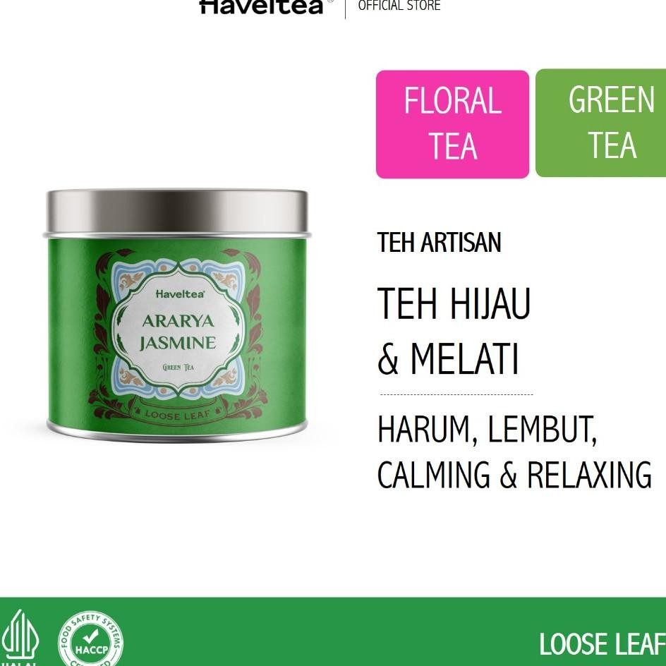 

Haveltea Ararya Jasmine Teh Hijau Bunga Jasmine Melati Loose Leaf 15G