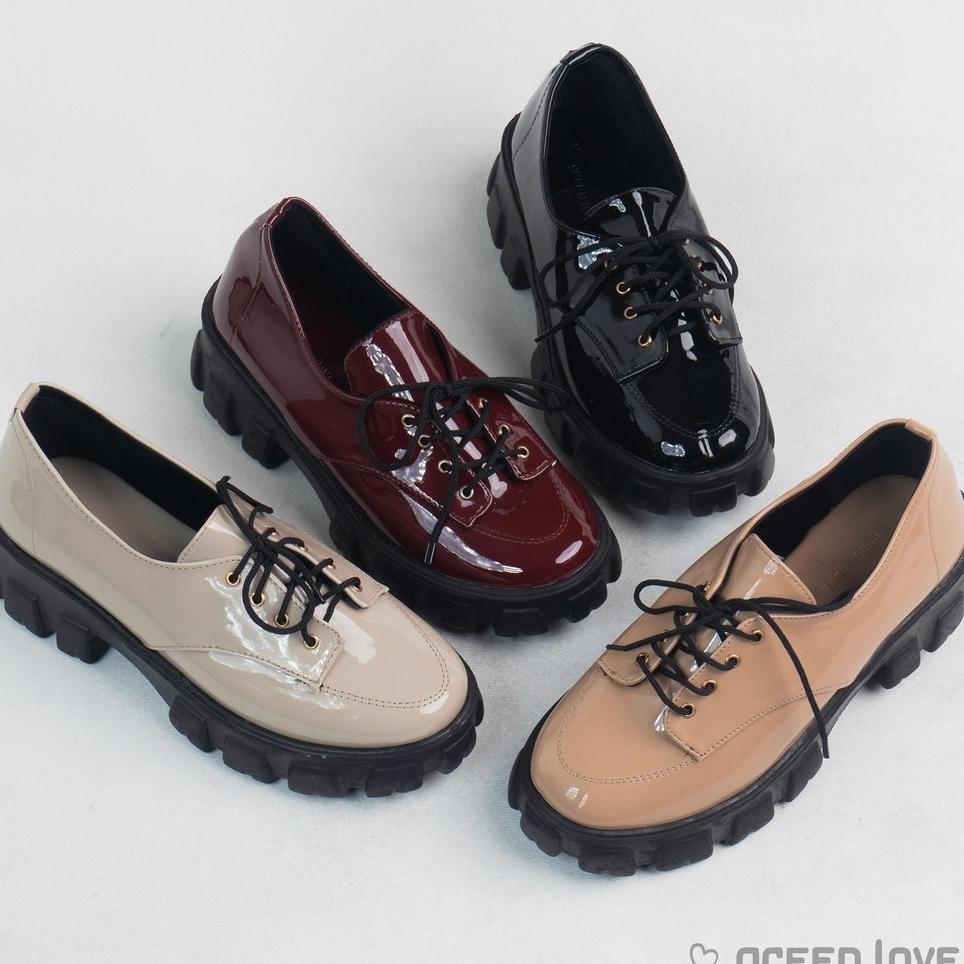 Green Love Sepatu Docmart Wanita Jovie