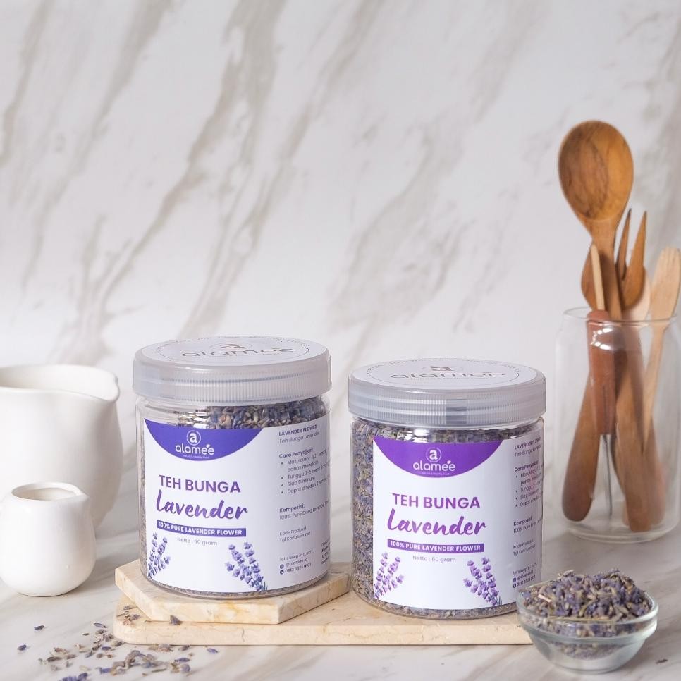 

Alamee Teh Bunga Lavender Flower Tea Organik Kering Dried 60Gr