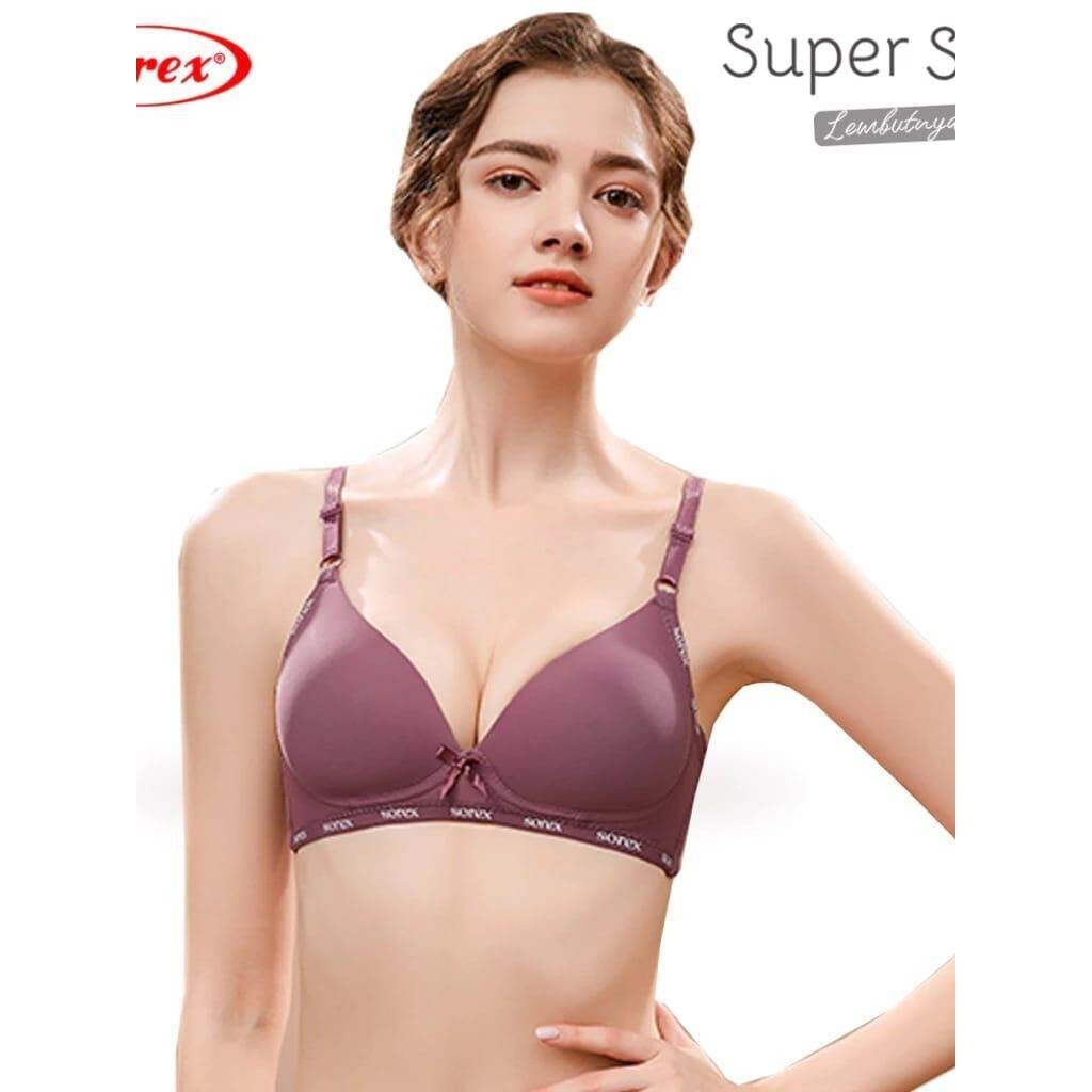 Bra Sorex 17232 Tanpa Kawat Super Soft Busa Tipis Cup B Kait 2