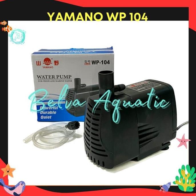 Yamano 104 Wp-104 Wp 104 Pompa Aquarium Pompa Kolam Pompa Hidroponik