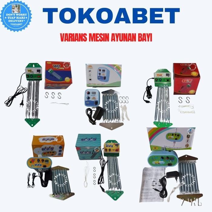 Paket Ayunan Elektrik My Dear Big Jumbo Mesin Ayun Bayi Kain Karakter Original Dan Terpercaya