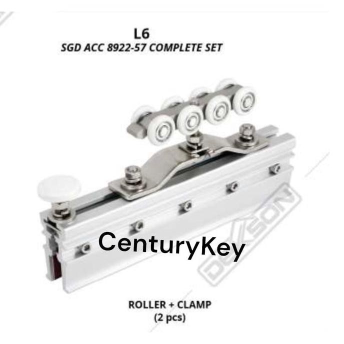 PROMO Sliding Glass Door Dekkson SGD ACC L6 8922-57 + Rel Track Pintu Kaca