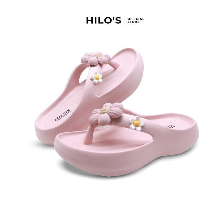 Hilo'S - Sandal Jepit Wanita Dewasa Motif Bunga Karet Jelly Sandal  Terbaru Sandal  Jepit