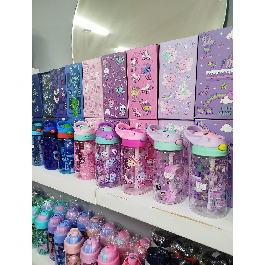 Berkualitas Smiggle Botol Sedot Tempat Air Minum Anak Smiggle Botol Piknik Tempat Bekal Anak TK SD 1