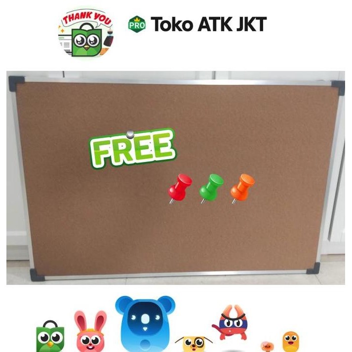 

Corkboard Softboard 90X120 Cm Polos Papan Tusuk Pin Board Sakana Ecosave ( Papan Mading Pin Board Papan Tusuk Pengumuman Softboard Corkboard Gantung Tempel 1 Muka 1 Sisi Ecosave ) New Stok