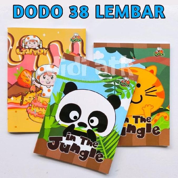 

Buku Tulis Dodo 38 Lembar 1 Pak Isi 10 Pcs - Paper Stationery