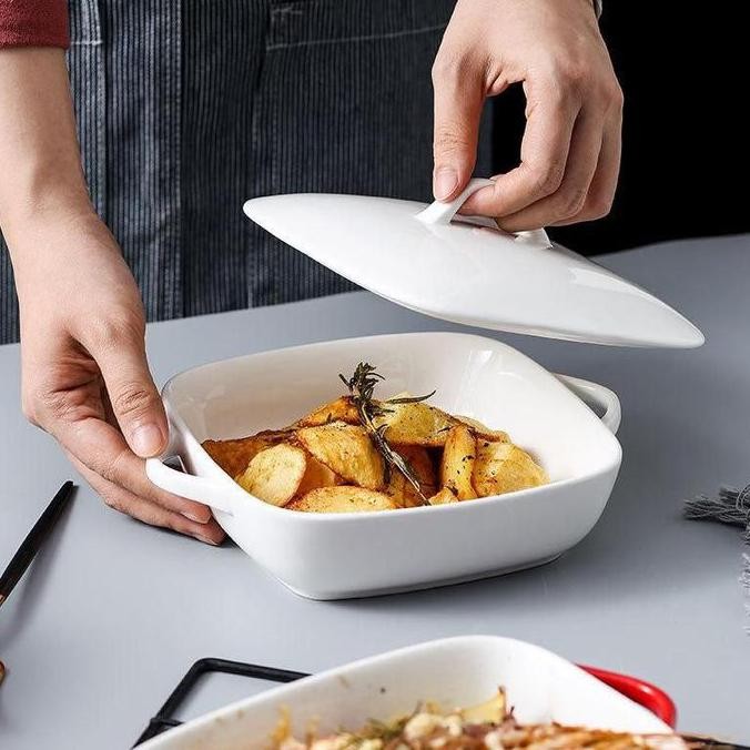 Wadah Saji Piring Saji Ceramic Ceramic Tempat Makan Keramik