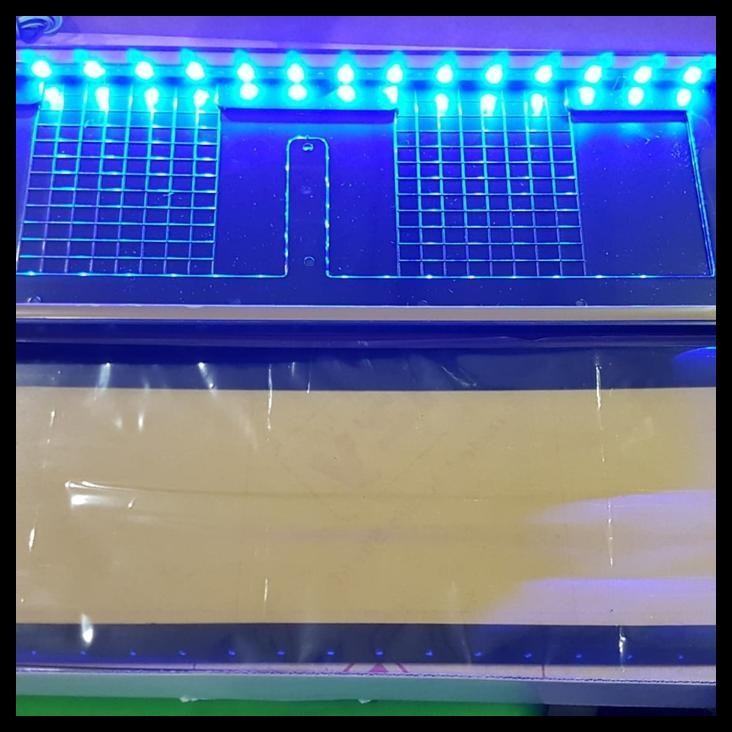 TERBARU DUDUKAN/PLAT NOMOR MOBIL AKRILIK IZY LAMPU 46CM AVANZA OLD 