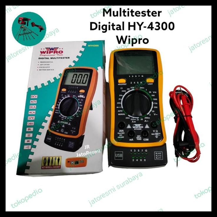 TERMURAH MULTITESTER DIGITAL HY-4300 WIPRO AVOMETER DIGITAL HY-4300 