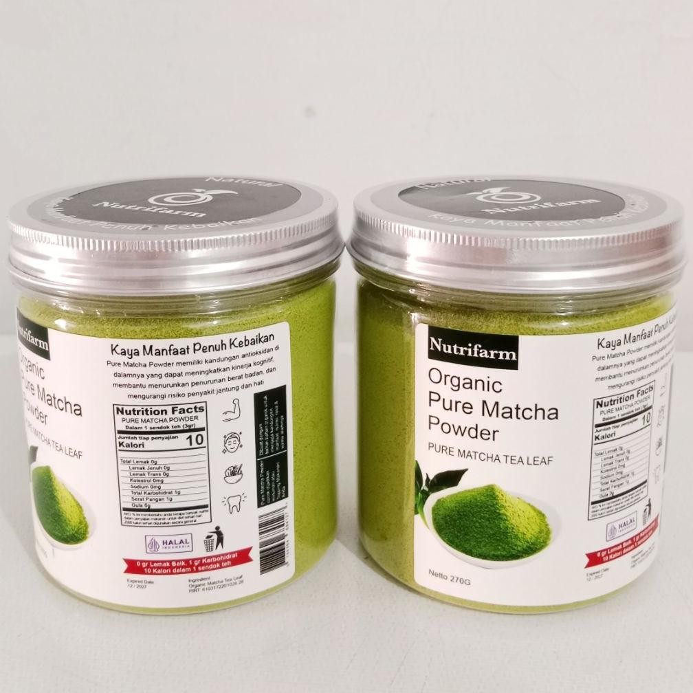 

Grosir Bubuk Matcha Organik Nutrifarm/ Organic Pure Matcha Powder