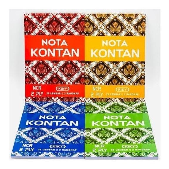 

1 Pack Nota Kontan Kecil KIKY NCR 2 ply isi 10 buku