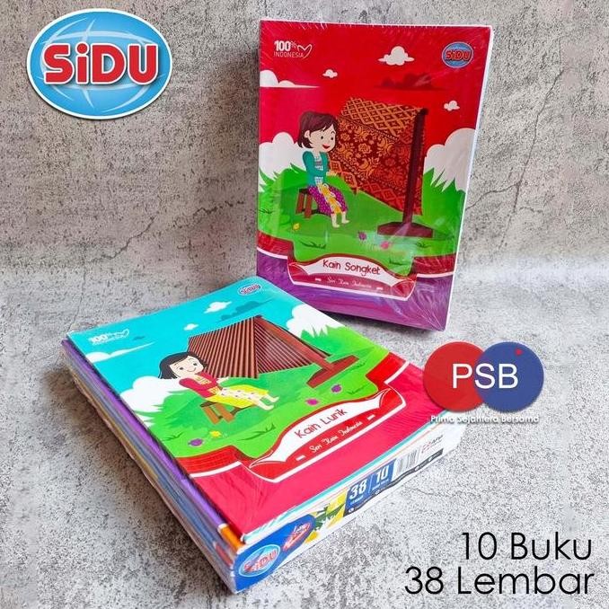 

Buku Tulis Sidu 38 lembar 10 buku