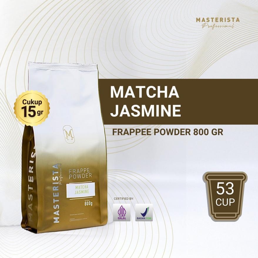 

Promo Masterista Frappe Powder Bubuk Minuman Matcha Jasmine 800 Gr