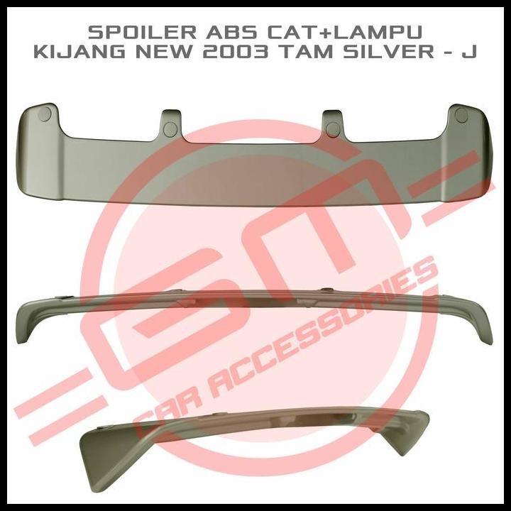 TERBARU SPOILER ABS CAT+LAMPU KIJANG NEW 2003 TAM SILVER METALLIC - J 