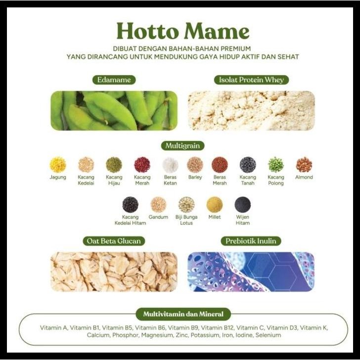

TERBARU HOTTO MAME PROTEIN MULTIGRAIN WITH EDAMAME !!!!!!