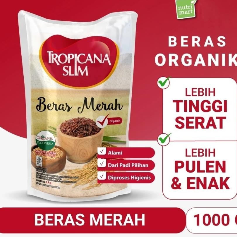 

Slim Beras Merah Organik Pulen 1 Kg