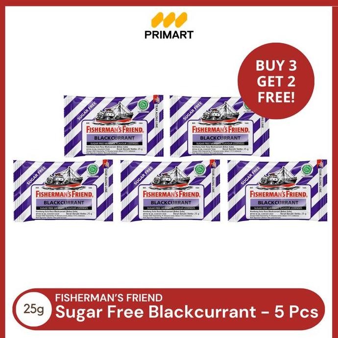 

Fisherman'S Friend Permen Mint Blackcurrant 25Gr Buy 3 Get 2 Free Kualitas Terbaik Harga Termurah