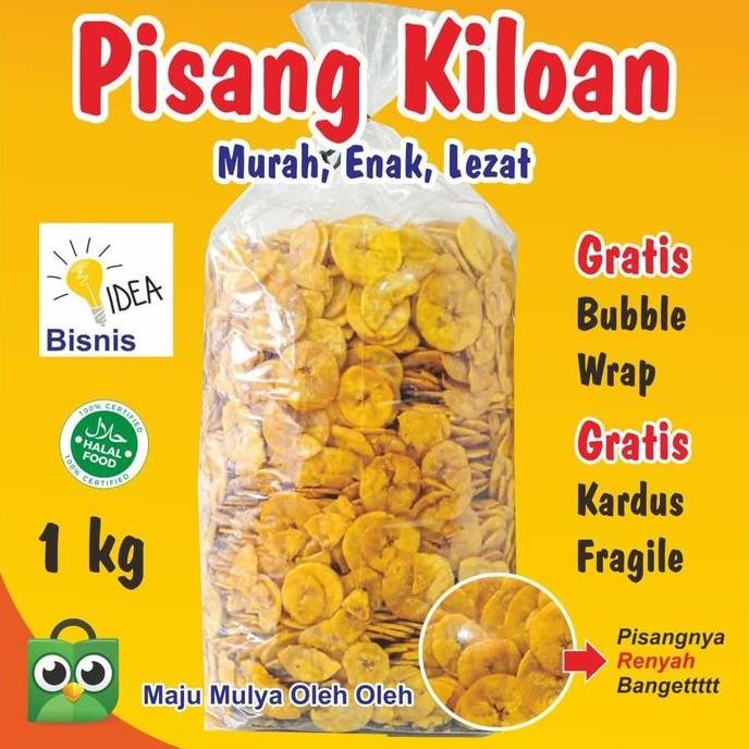 

TERMURAH KERIPIK PISANG MADU MANIS 1KG - OLEH-OLEH LAMPUNG / PISANG KEPOK
