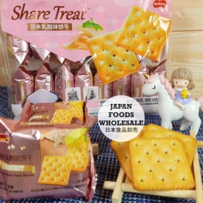 

Bairong Share Treat Coix Cheese Flavor Biscuit Cemilan Sna