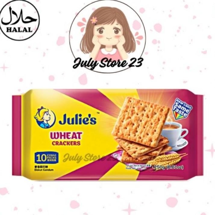 

Julies Wheat Craers Julies Biskuit Gandum 250 G