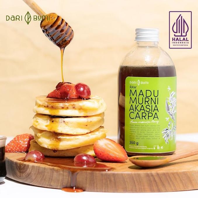 

TERMURAH MADU MURNI AKASIA CARPA 350GR DARI BUMI - RAW HONEY TANPA CAMPURAN