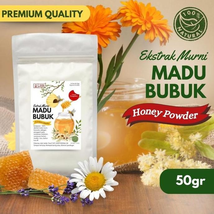 

TERMURAH MADU BUBUK PREMIUM SERBUK MADU MURNI PEMANIS ALAMI TANPA GULA