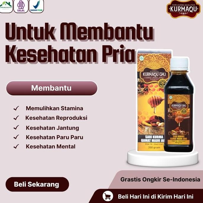 

TERMURAH MADU KURMAQU UNTUK VITALITAS PRIA PENAMBAH & PENGUAT HERBAL ALAMI