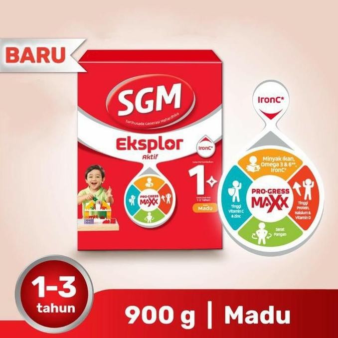 

TERMURAH SGM 1+ RASA VANILA & MADU 900GR - SUSU BALITA USIA 1 TAHUN KE ATAS