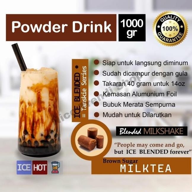 

Brown Sugar Milk Tea Bubuk 1Kg Ready To Drink 025