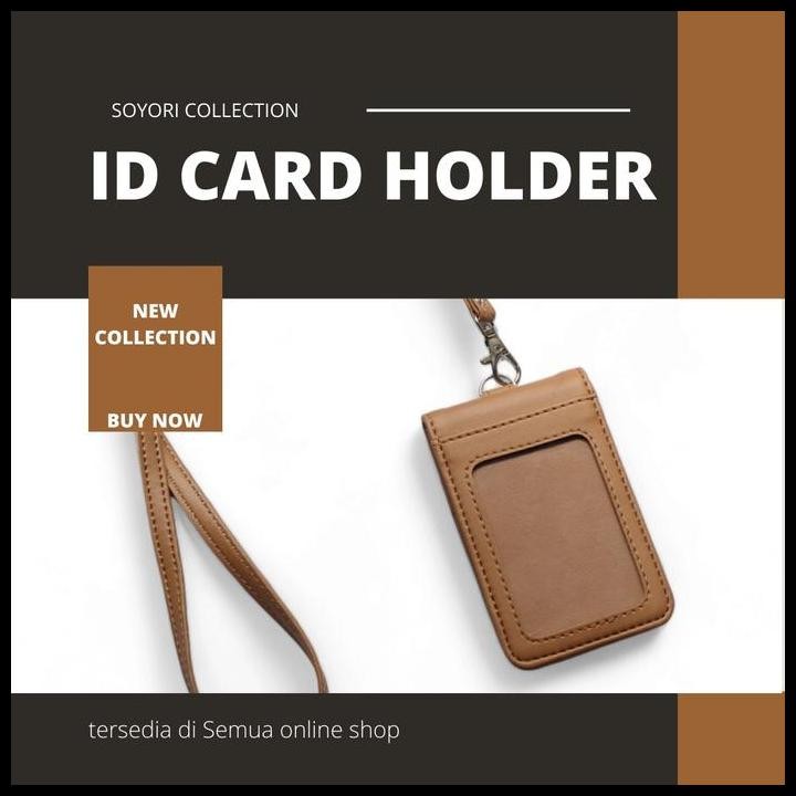 

Terlaris id card holder nametag lanyard dompet uang SID005 ktp card cover lucu Best Seller