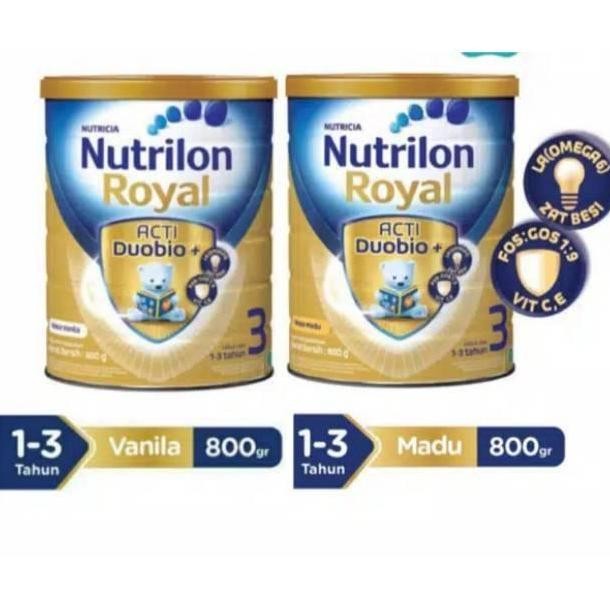 

TERMURAH NUTRILON ROYAL 3 VANILA & MADU 800GR | SUSU FORMULA ANAK 1-3 TAHUN