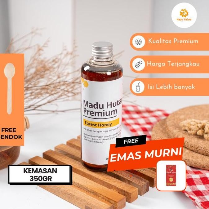 

TERMURAH MADU HUTAN PREMIUM KALIMANTAN 350GR - MADU MURNI BY HELWA HONEY