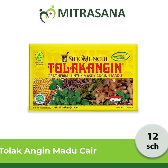 

TERMURAH TOLAK ANGIN CAIR RASA MADU - ISI 12 SACHET OBAT MASUK ANGIN HERBAL