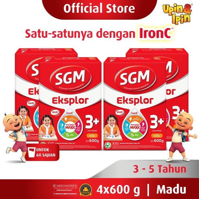 

TERMURAH SGM EKSPLOR 3+ MADU 4X600GR - SUSU BUBUK DENGAN IRONC