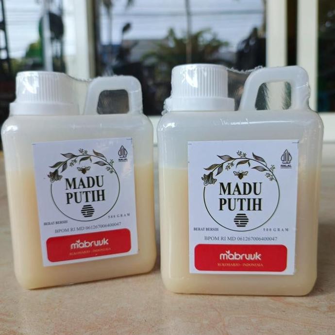 

TERMURAH MADU MURNI PUTIH MABRUUK 500GR MADU HUTAN ALAMI TANPA CAMPURAN