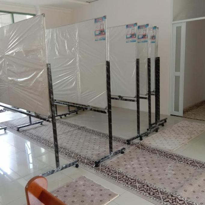 

Papan Tulis Daiki Uk 120X240 Cm Magnetic Double Face Stand New Stok