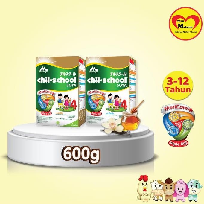 

TERMURAH CHIL SCHOOL SOYA VANILA / MADU 600G - SUSU BUBUK ANAK BEBAS LAKTOSA