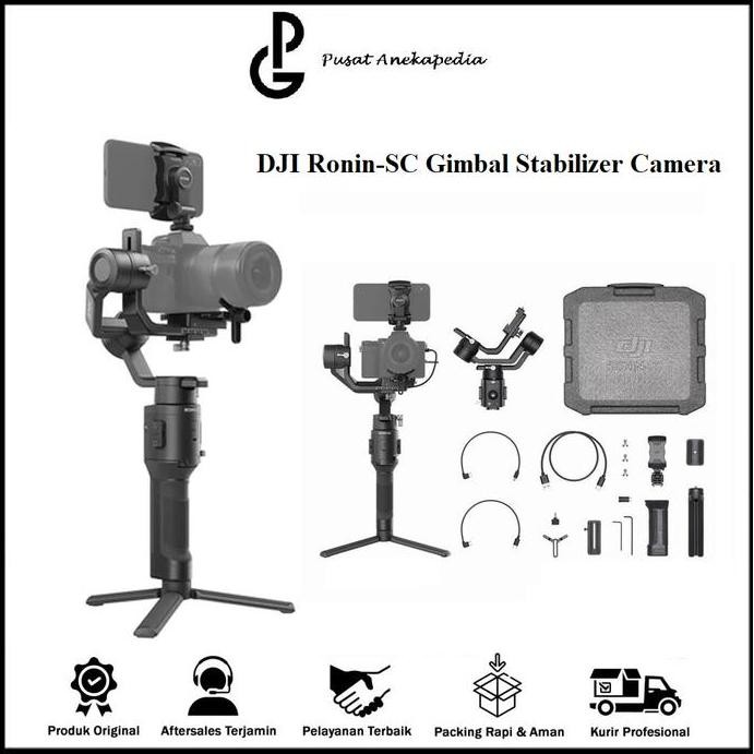 diskon dji ronin-sc gimbal stabilizer kamera mirrorless garansi resmi tam