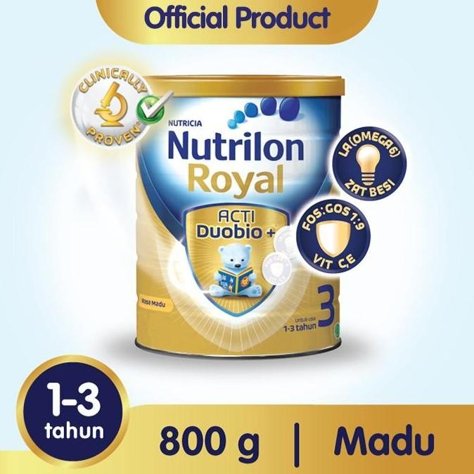 

TERMURAH NUTRILON ROYAL 3 MADU 800GR SUSU ANAK FORMULA DAYA TAHAN TUBUH