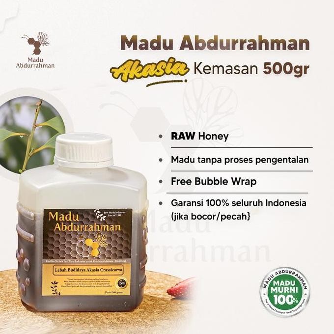 

TERMURAH MADU AKASIA CRASSICARVA ABDURRAHMAN - MADU MURNI 100% ASLI RAW HONEY ALAMI