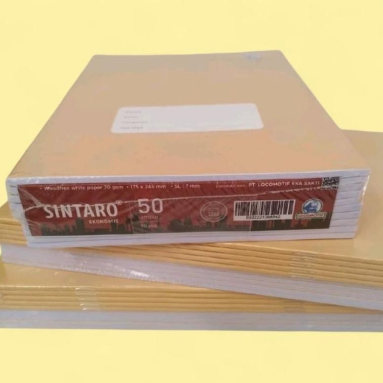 

BUKU TULIS SINTARO CAMPUS COVER NAMA Boxy Sampul Coklat 50 lembar