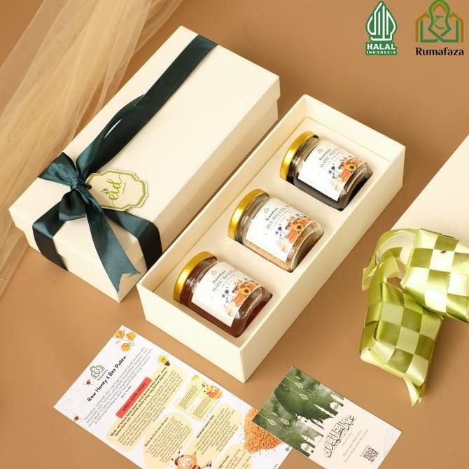 

TERMURAH PAKET HEALTHY SET HAMPERS 2 JAR MADU & 1 BEE POLLEN - COCOK ISOMAN & RAMADHAN