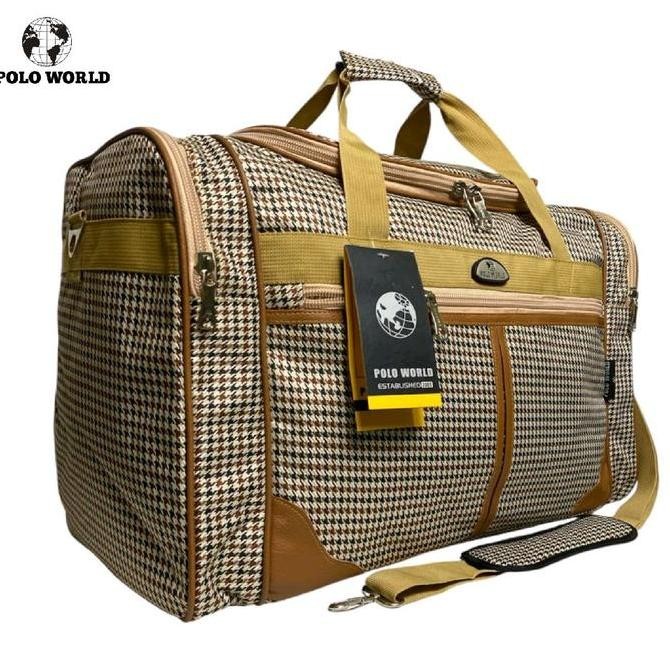 POLO WORLD -TAS PAKAIAN JUMBO BIG SIZE 80L - BAHAN NILON MOTIF BATIK TEBAL DAN KUAT TRAVEL