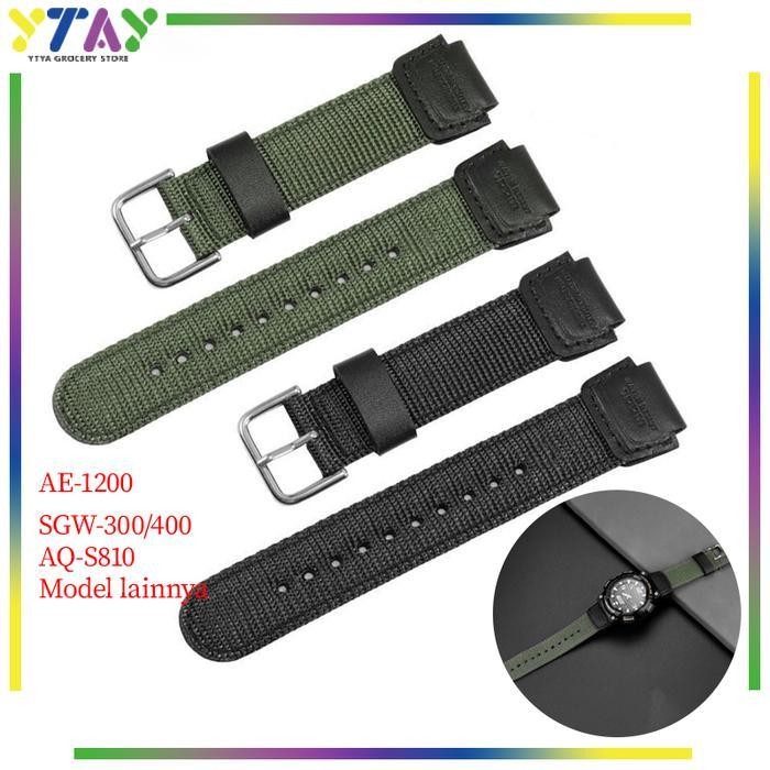 Strap Nylon Tali/Jam Kanvas Casio/Tali Kanvas Casio/Tangan Canvas Nylo